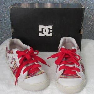 DC Women's Plaid Chelsea Red/Yellow LOLPOP SZ 7.0
